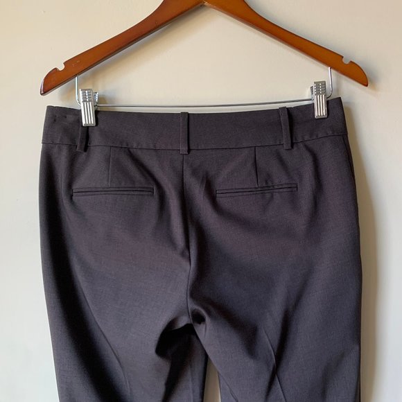 EUC Ann Taylor Mid Rise Trouser Pants, Brown, Size 4 Petite - Picture 4 of 7